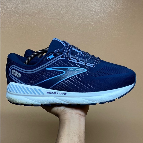 Brooks Beast GTS Peacoat Blue White Running Sneakers Size 11 Extra Wide (4E) - Picture 1 of 17